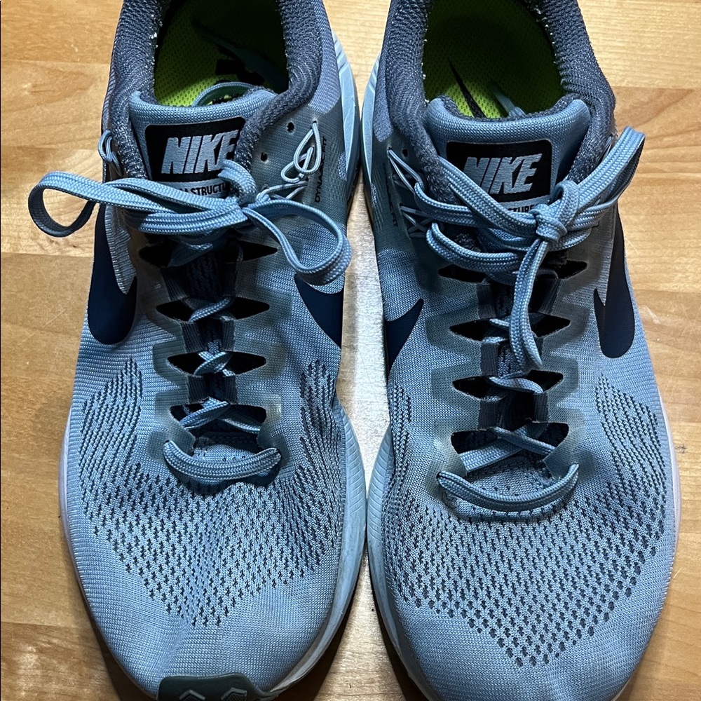 Nike Gray and Blue Running Shoes